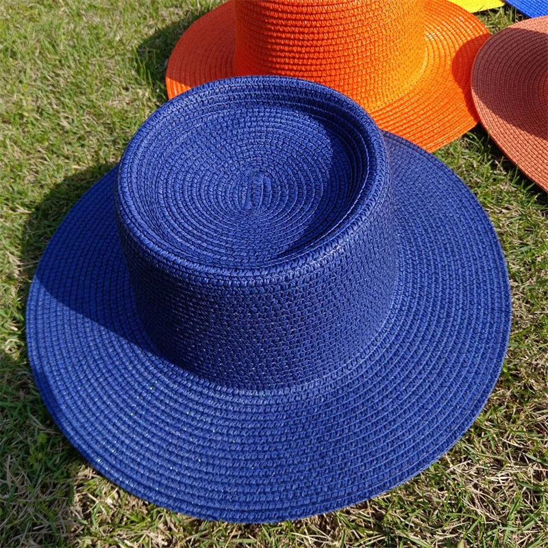 Lizard Vigilante Candy Straw Sun Hat – adjustable raffia summer hat for outlaw beach days & street-side shade