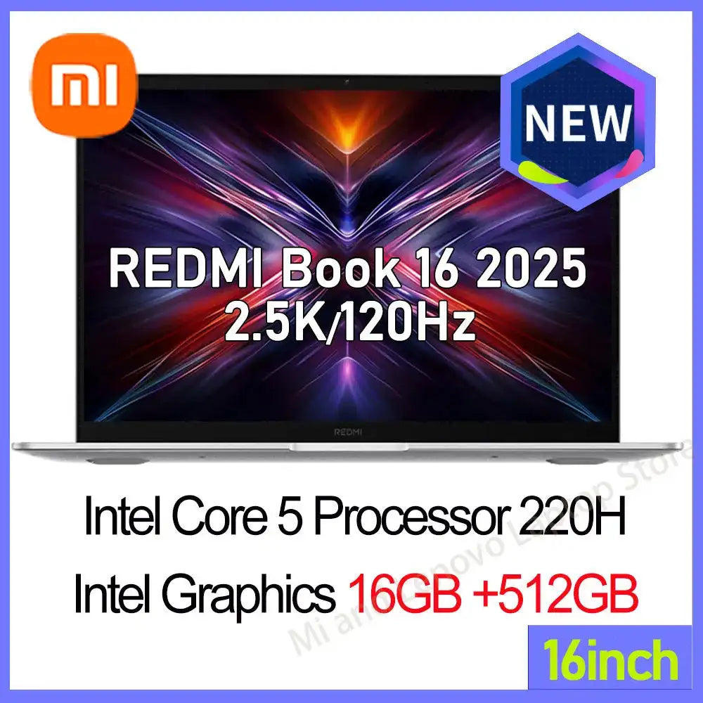 Xiaomi REDMI Book 16 2025 C5-220H 2.5K 120Hz Screen/ REDMI Book 14 2025 C5-220H 2.8K 120Hz Screen