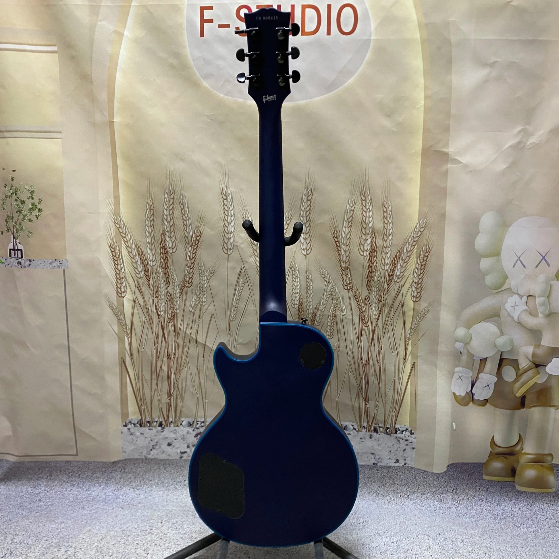 Blue Matte Photoelectric Guitar – Flame Maple Top, Mahogany Body, Rosewood Fingerboard, 22 Frets - Premium Electric Guitar from Lizard Vigilante - Just $465.99! Shop now at Lizard Vigilante