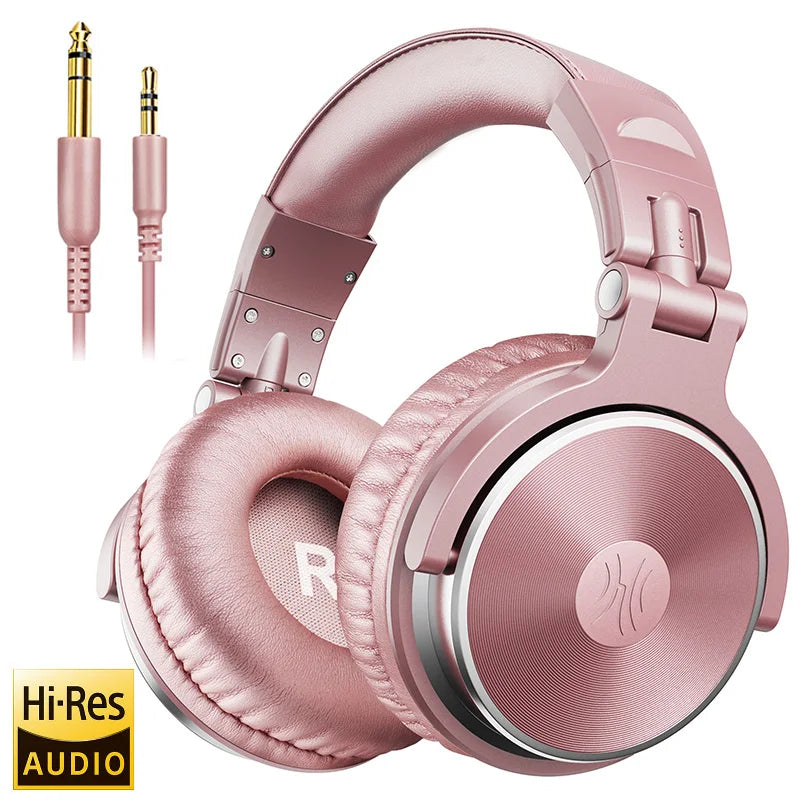 Oneodio Professional Studio Pro DJ Headphones with Microphone - Over-Ear HiFi Monitor Headset for Music, Phone, and PC - Premium headphones from Lizard Vigilante - Just $59.99! Shop now at Lizard Vigilante