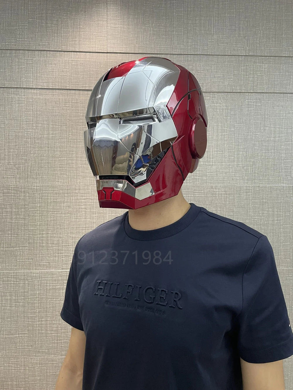 New AutoKing 1:1 Mk5 Iron Man Helmet Cosplay Voice Control Eyes with Light Model Toys for Adult Electric Wearable Christmas Gift - Premium  from Lizard Vigilante - Just $199.99! Shop now at Lizard Vigilante