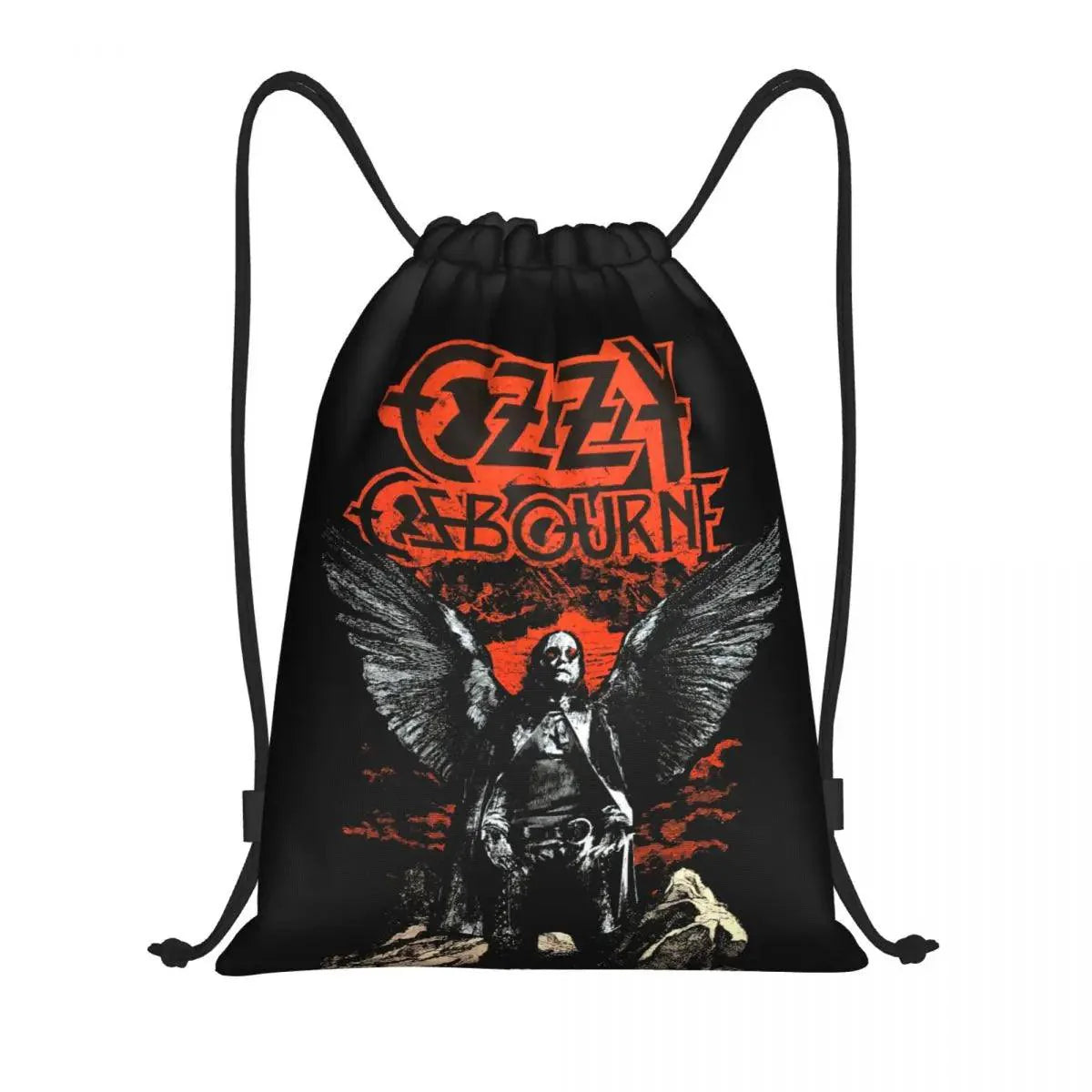 Ozzy Osbourne Drawstring Backpack | Heavy Metal Rock Bag - Premium backpack from Lizard Vigilante - Just $19.89! Shop now at Lizard Vigilante