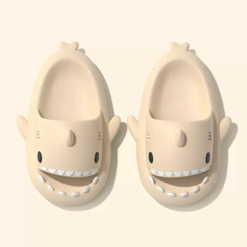 Summer Women Shark Slides Couple Beach Sea Flip Flops Cute Kids Shark Slippers Non-slip Men Indoor Outdoor Sandals - Premium  from Lizard Vigilante - Just $13.99! Shop now at Lizard Vigilante