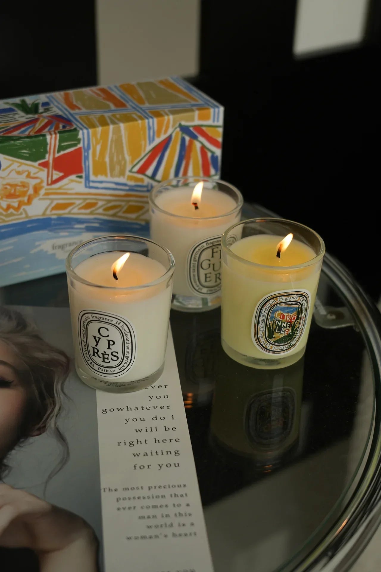 Aromatherapy Candle Natural Plant Scented Candles French Fragrance Fresh And Elegant Lasting Air Companion Aroma Gift