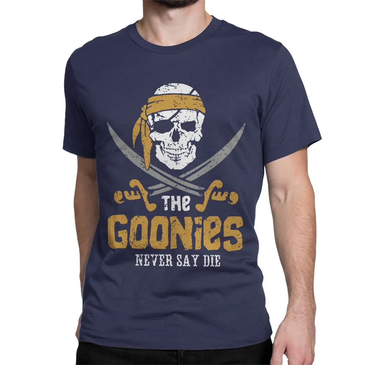 The Goonies Skull TV Series T-Shirts for Men Women Funny Pure Cotton Tee Shirt Round Neck Short Sleeve T Shirt Summer Clothing - Premium t-shirt from Lizard Vigilante - Just $19.99! Shop now at Lizard Vigilante