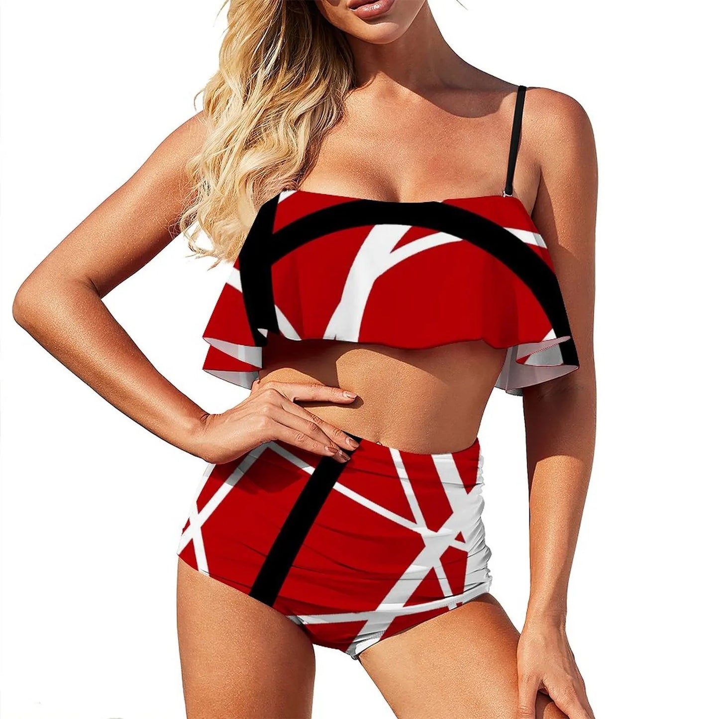 Van Halen Bikini Set: Ah Yeah Beautiful Girls - Premium bikini from Lizard Vigilante - Just $58.88! Shop now at Lizard Vigilante