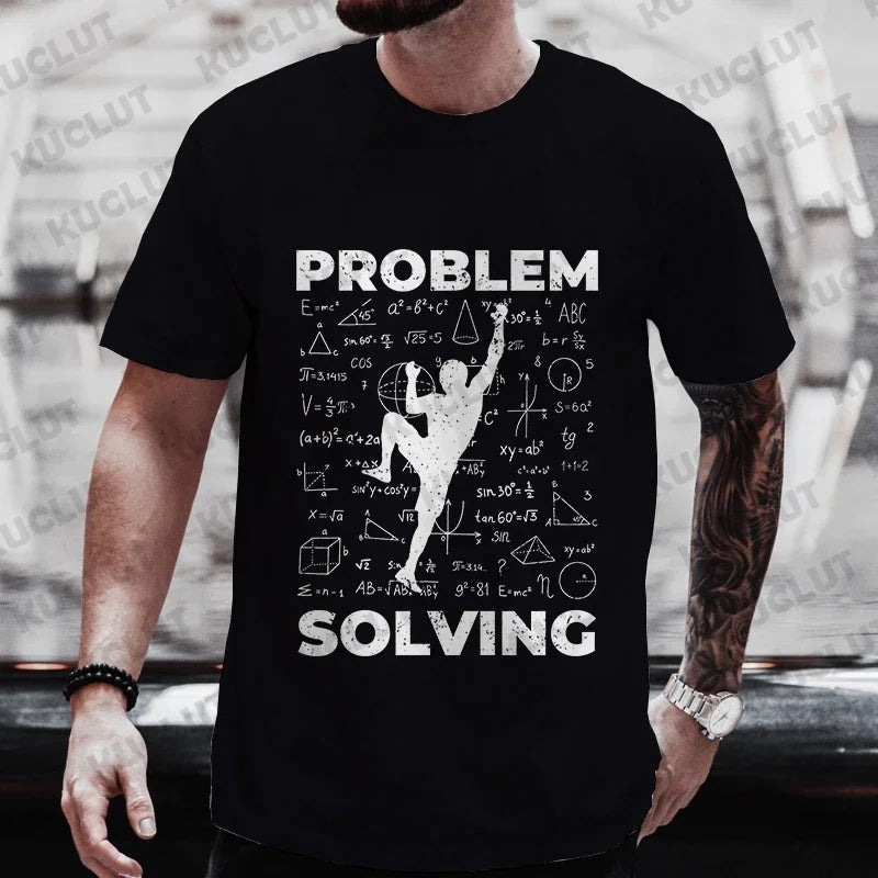 Cliff Chaos Problem Solver Street Climber Tee