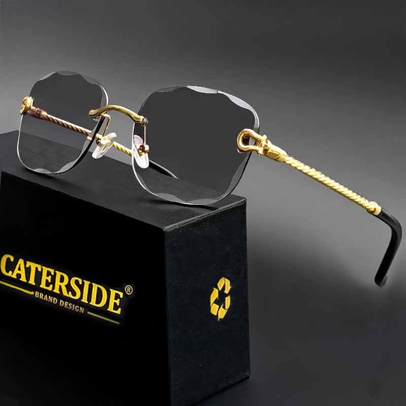 Rimcutter Royale: Caterside Retro Gradient Sunglasses – Blade Lens Street Icon Shades - Premium shades from dsers - Just $15.99! Shop now at Lizard Vigilante