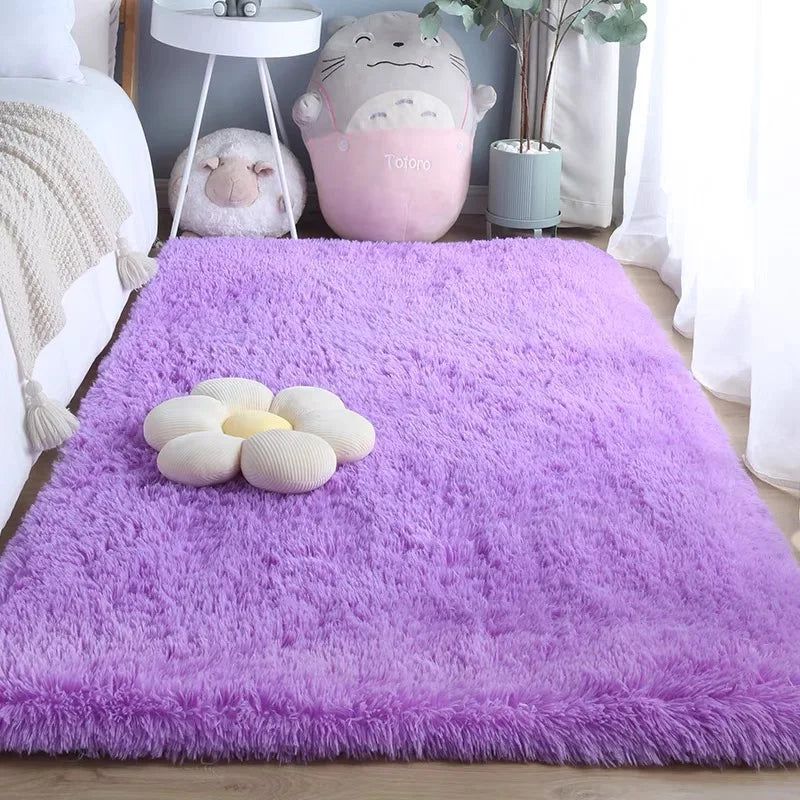 Soft Plush Rug – Fluffy Area Rug for Bedroom, Nursery & Living Room