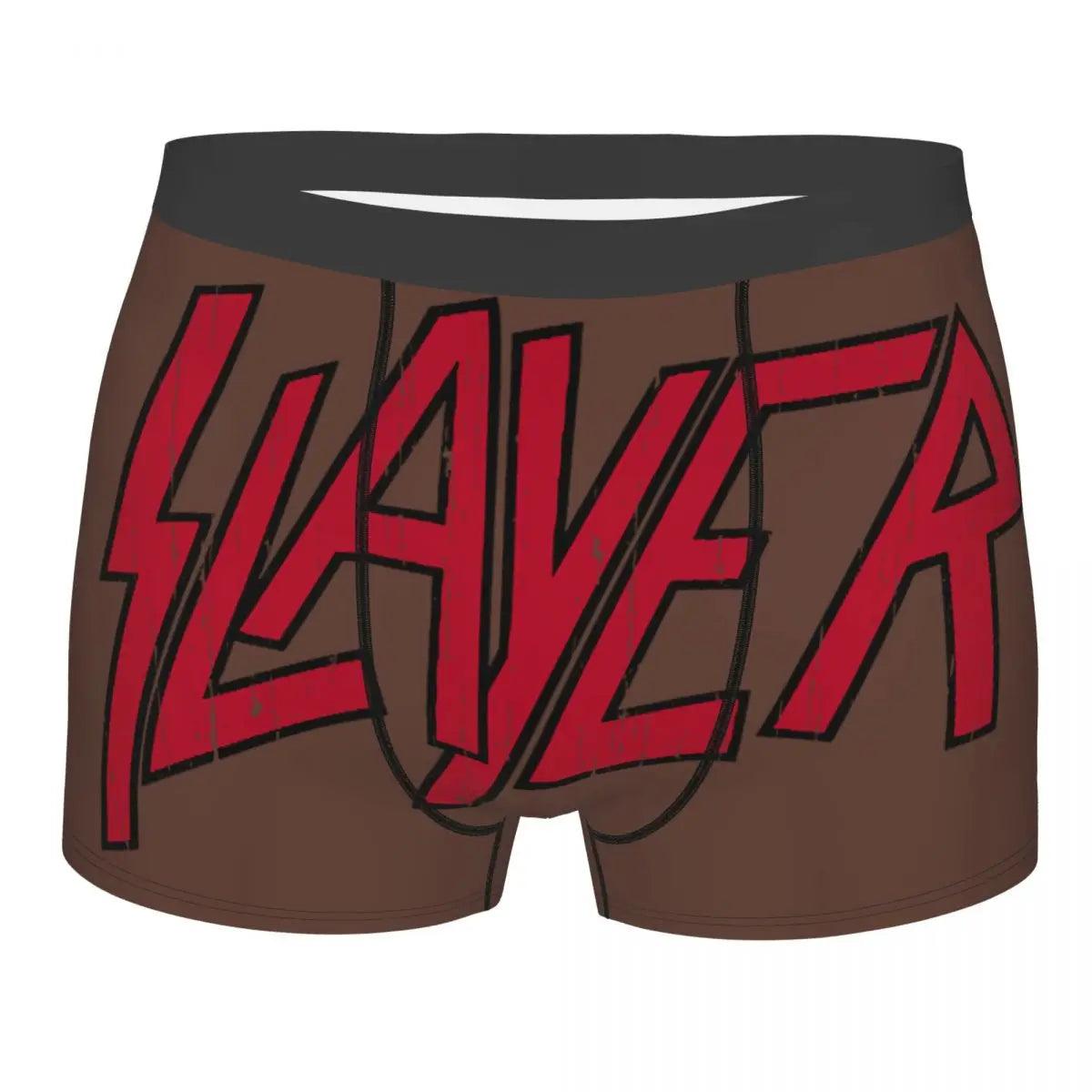 Slayer Megadeth Slipknot - Death Metal Boxer Briefs - Premium Underwear from Lizard Vigilante - Just $24.49! Shop now at Lizard Vigilante