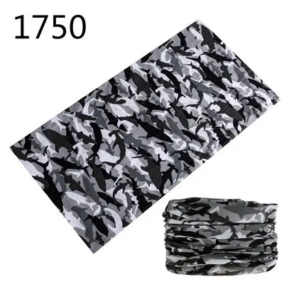 Camouflage Seamless Magic Bandana Buffs Neck Gaiter Paisley Headband Cycling Fishing Tube Face Shield Men Women Scarf Mask Cap - Premium neck gaiter from Lizard Vigilante - Just $5.99! Shop now at Lizard Vigilante