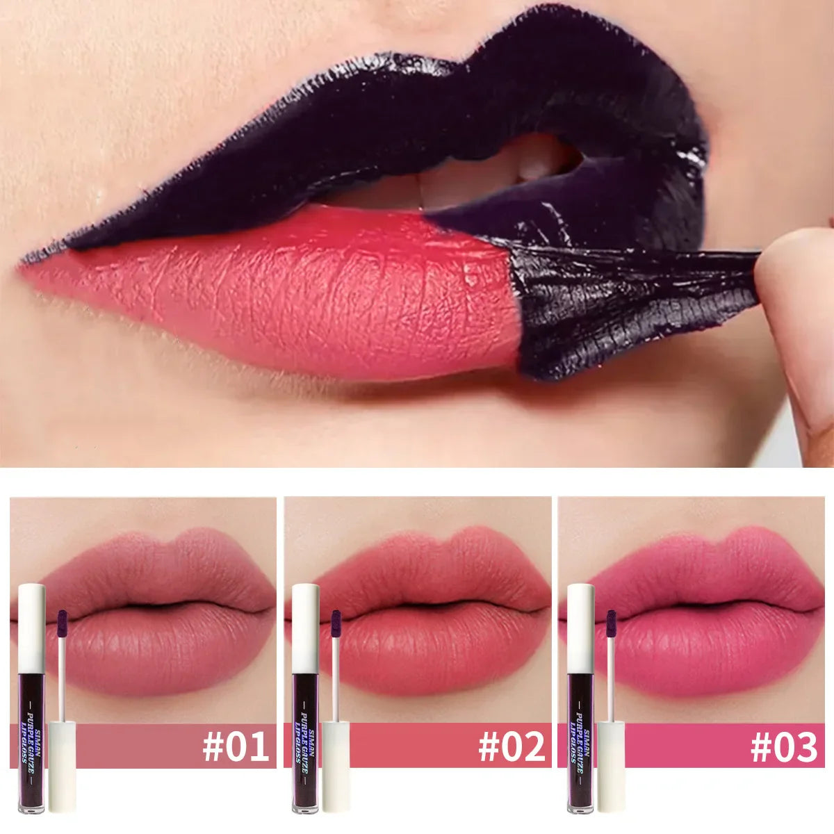Peel Off Lip Tint – Korean Matte Liquid Lipstick, Long-Lasting, Waterproof, Smudge-Proof, Easy Color, Unisex, Multiple Shades