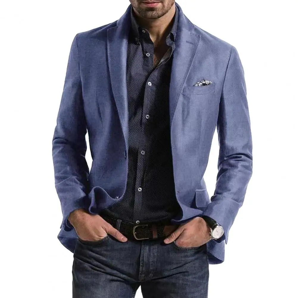 Men’s Suit Coat | Slim Fit Plaid Jacket - Premium cardigan from Lizard Vigilante - Just $38.88! Shop now at Lizard Vigilante