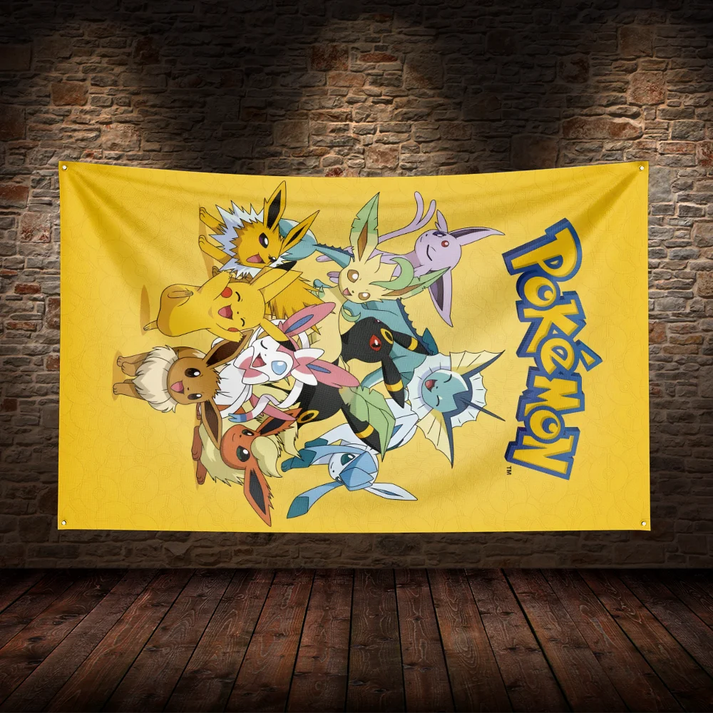 3x5 Ft Pokémon Adventure Flag – Printed Movie Poster Warrior Themed Tapestry, Perfect for Party, Yard, and Wall Decor - Premium flag from Lizard Vigilante - Just $17.99! Shop now at Lizard Vigilante