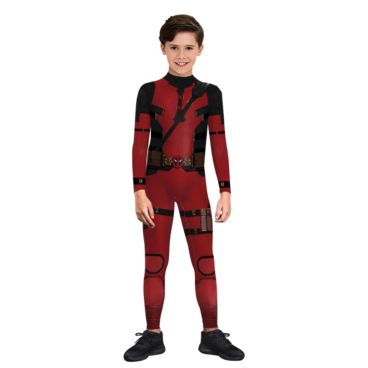 Deadpool Wolverine Cosplay Costume Girls Boys Jumpsuit Halloween Superhero Deadpool 3 Cosplay Zenti Party Bodysuit Children Tops - Premium  from Lizard Vigilante - Just $23.88! Shop now at Lizard Vigilante