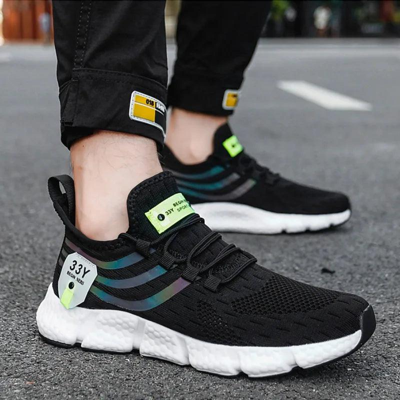 Men's Sneakers 2024 Breathable Classic Casual Shoes Mens Tennis Outdoor Comfortable Mesh Tennis Masculino - Lizard Vigilante