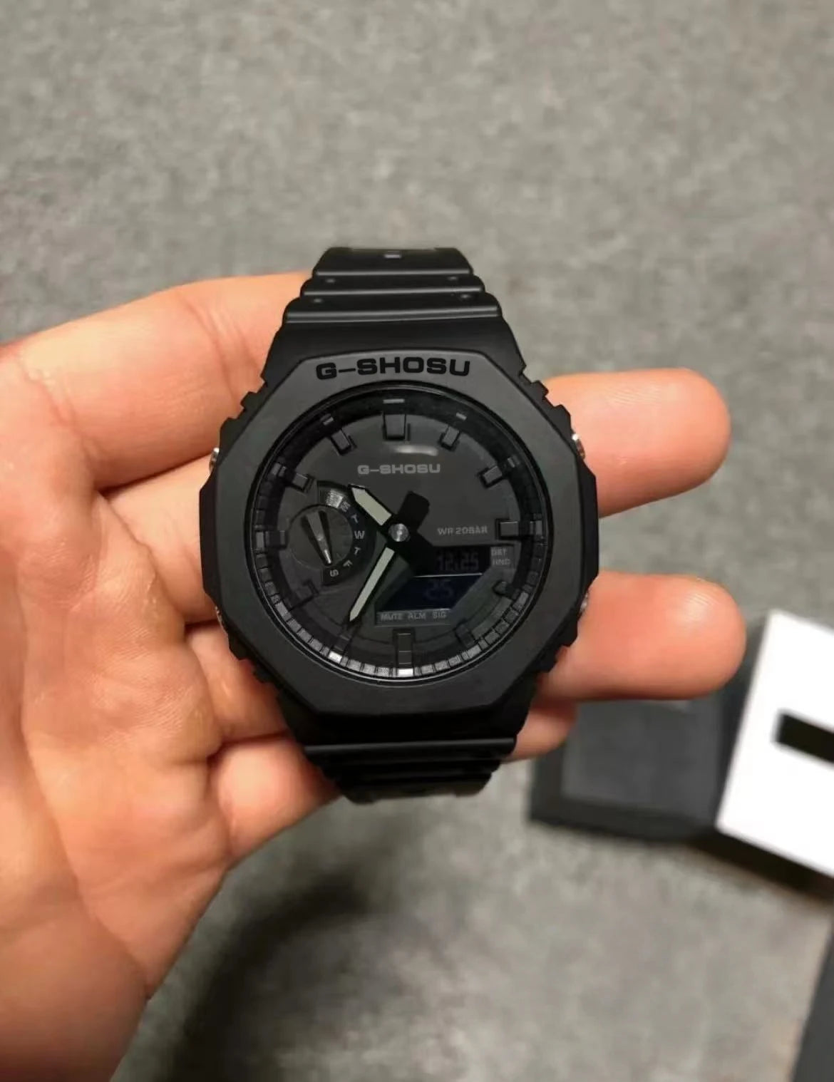 Star Sports Unisex Tactical LED Dual Display Watch With World Time And Rubber Strap