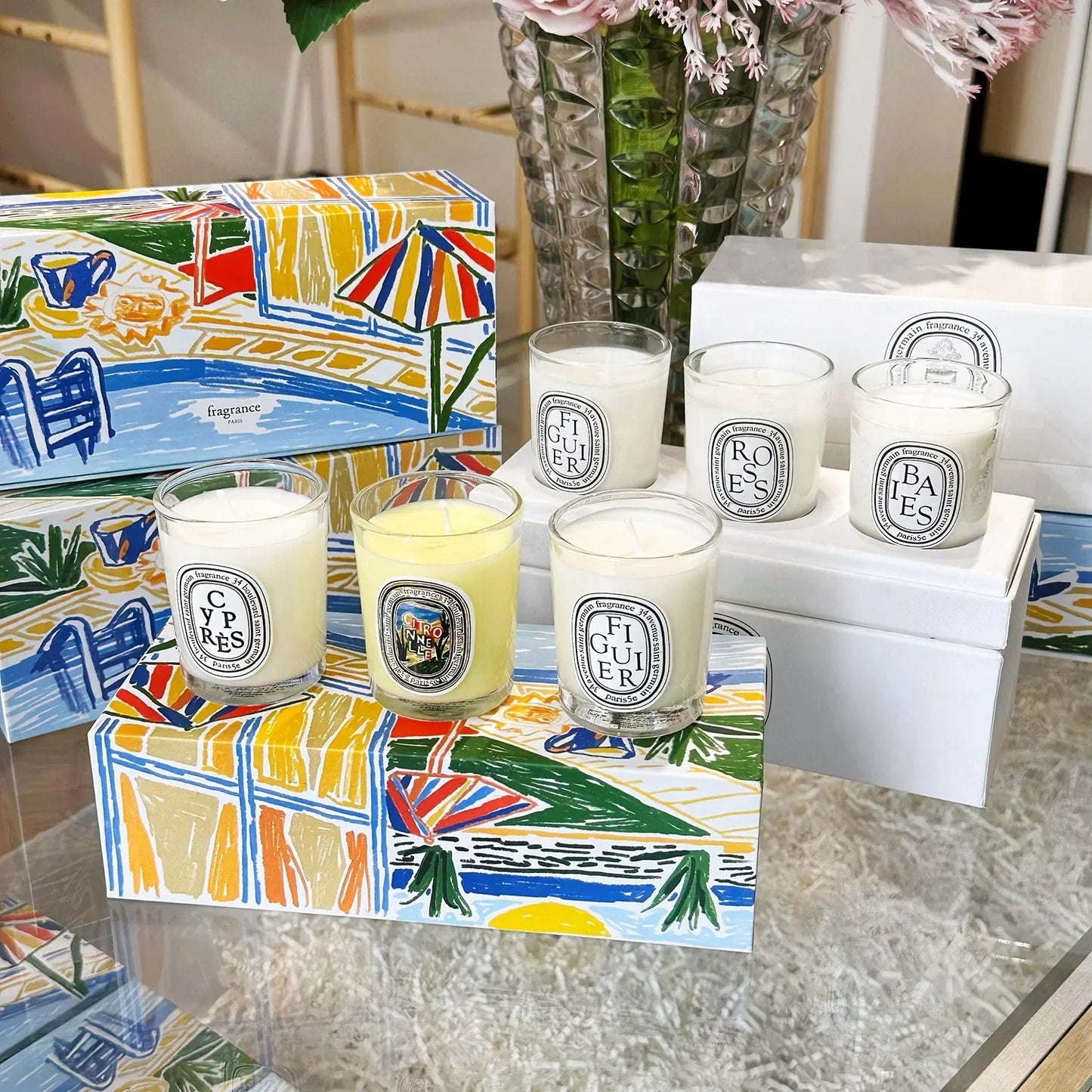 Aromatherapy Candle Natural Plant Scented Candles French Fragrance Fresh And Elegant Lasting Air Companion Aroma Gift