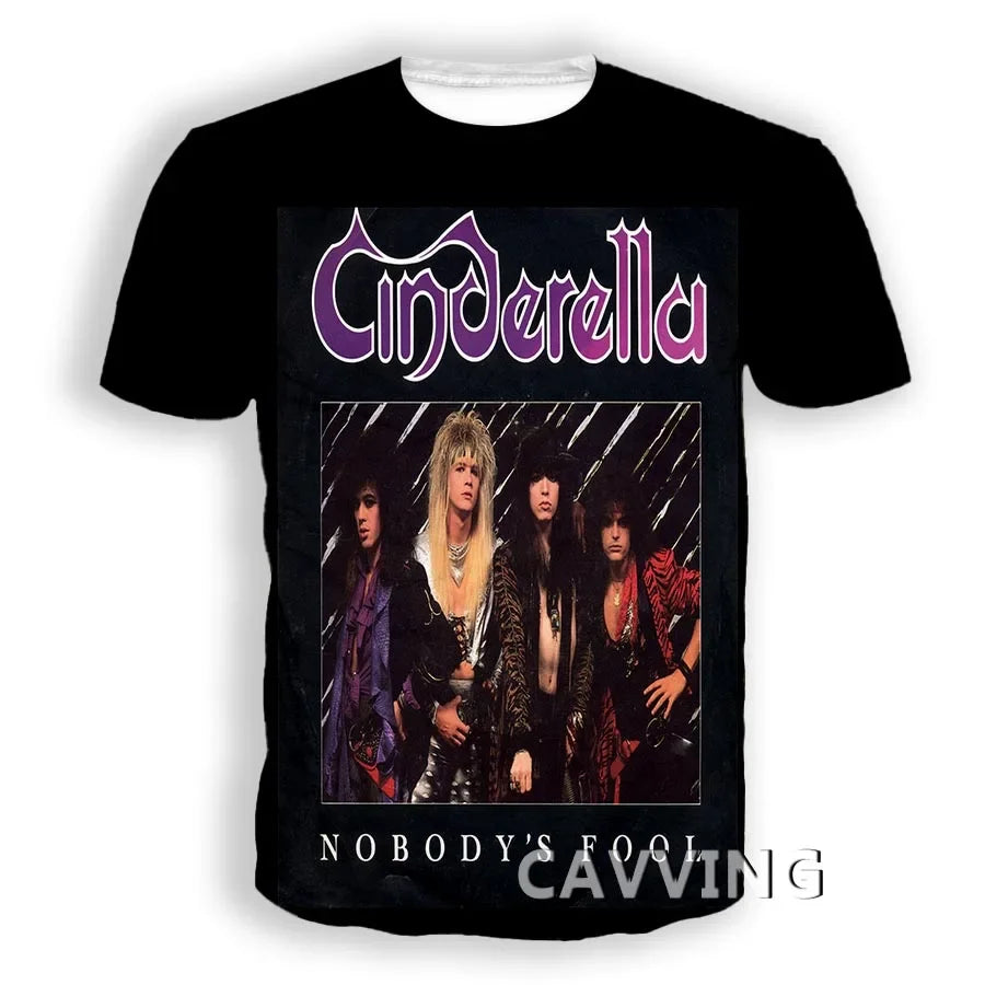 Cinderella Rock 3D Print Tee – Fierce Harajuku Vibes for Rebels & Royalty, Men’s & Women’s Summer Casual Streetwear - Premium tee from dsers - Just $10.99! Shop now at Lizard Vigilante