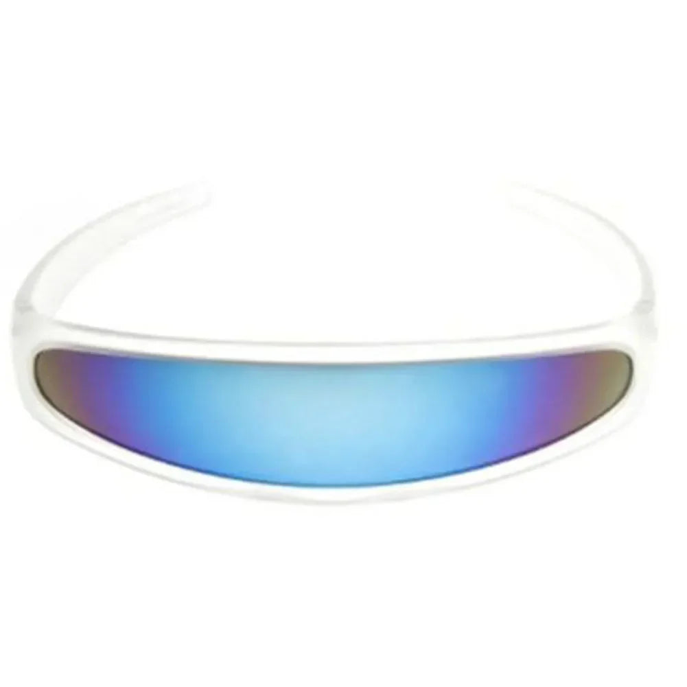 CYBERSTRIKE X1: Futuristic Cyclops Visor Sunglasses – UV400 Laser Lens Eyewear - Premium shades from Lizard Vigilante - Just $8.99! Shop now at Lizard Vigilante