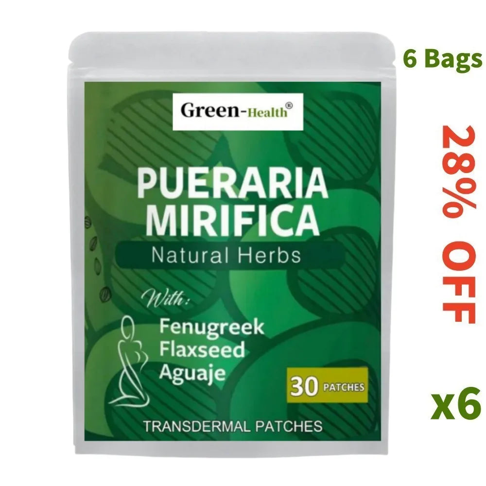 Pueraria Mirifica Transdermal Patches Complex for Women – 30 Patches, One Month Supply, Natural Hormone Balancing & Restoring - Premium supplements from Lizard Vigilante - Just $19.99! Shop now at Lizard Vigilante