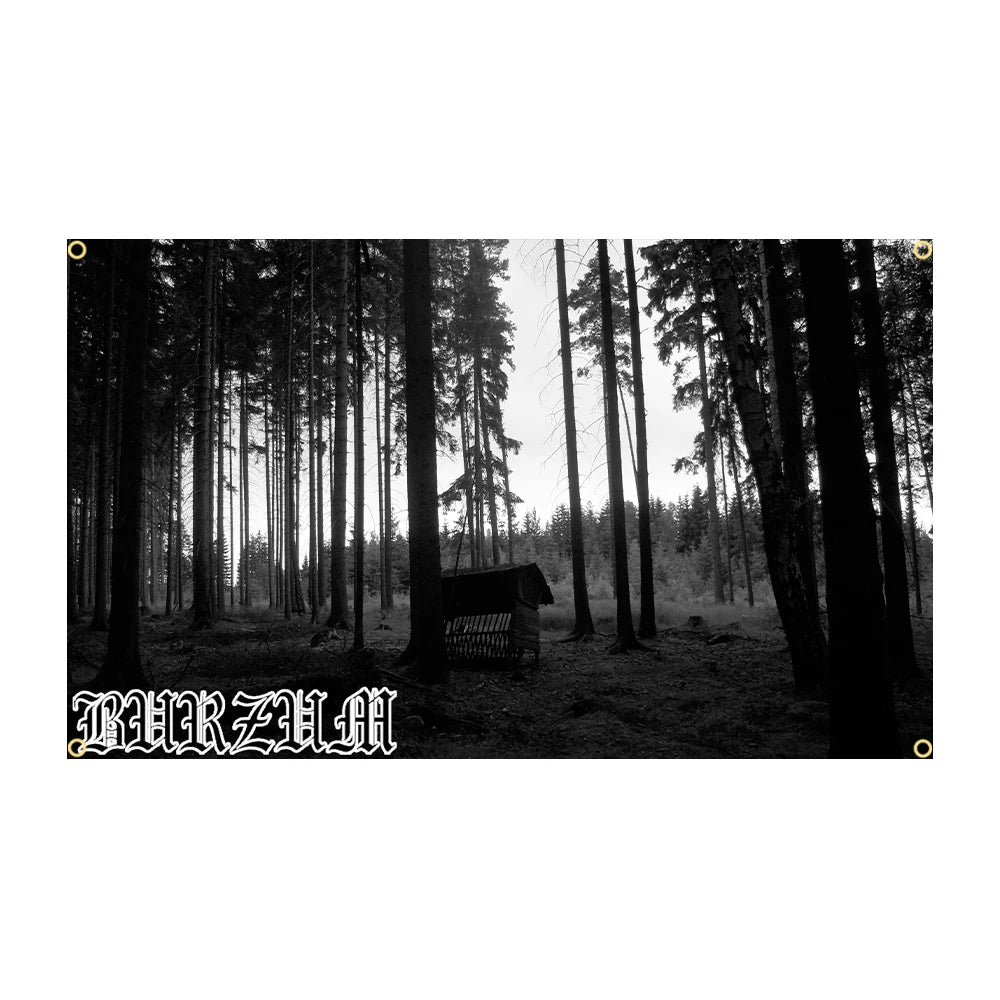 Burzum Black Metal Flag – 3x5 Ft Heavy Metal Polyester Band Banner for Wall Decor and Tapestry - Premium flag from Lizard Vigilante - Just $19.99! Shop now at Lizard Vigilante