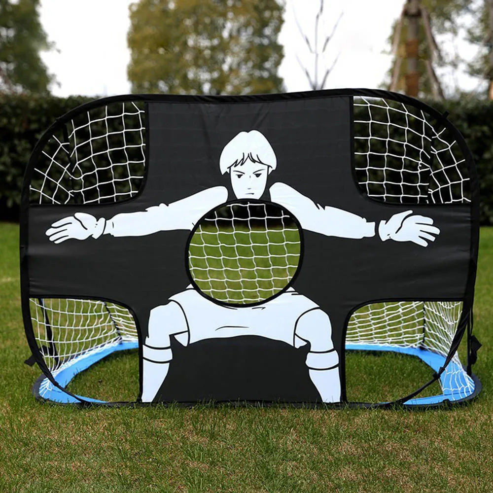 Foldable Nylon Football Goal Net - Portable Soccer Goal for Adults & Kids | Ideal for Indoor and Outdoor Play - Premium  from Lizard Vigilante - Just $33.99! Shop now at Lizard Vigilante