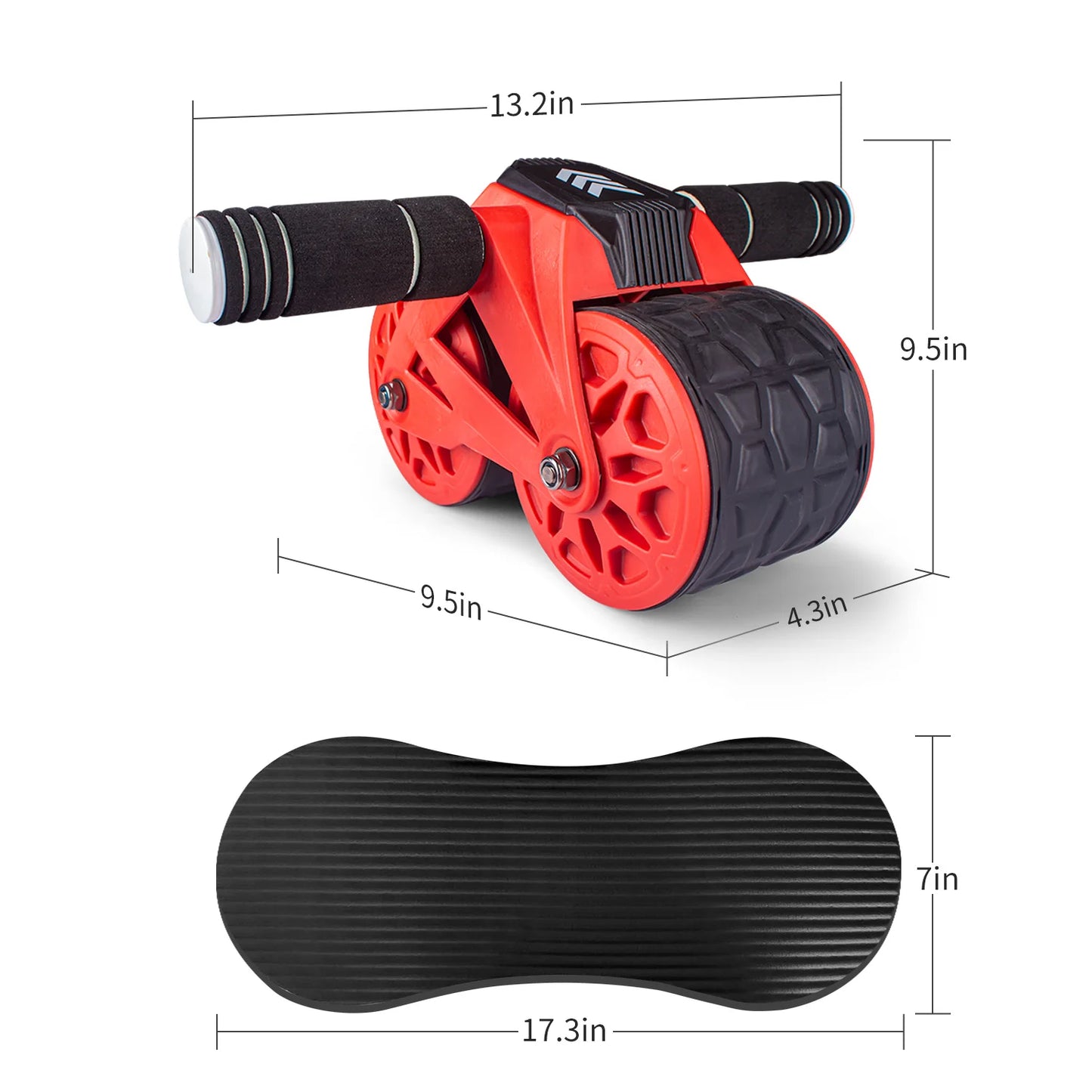 Automatic Rebound Ab Wheel Roller with Intelligent Display & Knee Pad – Ultimate Core Trainer for Effective Ab Workouts - Premium ab trainer from Lizard Vigilante - Just $38.88! Shop now at Lizard Vigilante