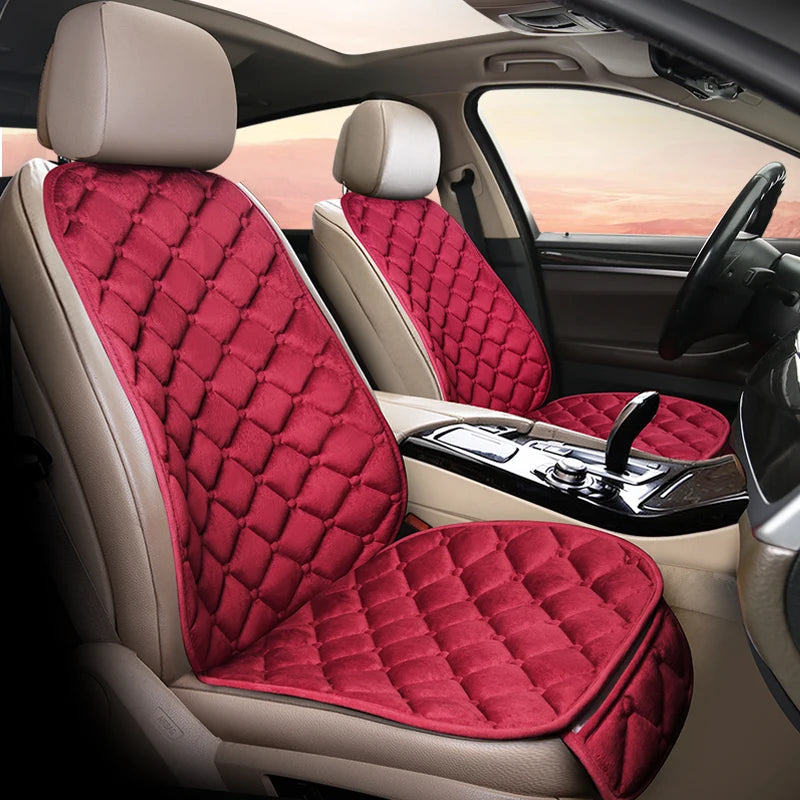 Premium Artificial Fur Car Seat Covers for Renault Kadjar F3 X45 - Front & Rear Velvet Cushions - Premium seat covers from Lizard Vigilante - Just $14.99! Shop now at Lizard Vigilante