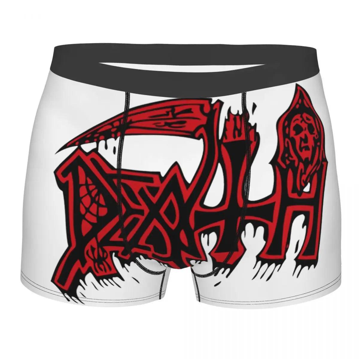 Slayer Megadeth Slipknot - Death Metal Boxer Briefs - Premium Underwear from Lizard Vigilante - Just $24.49! Shop now at Lizard Vigilante