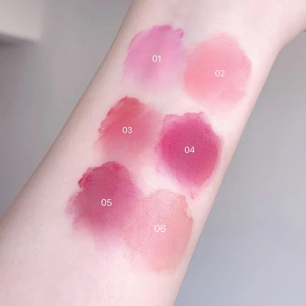 Cappuvini Nude Water Mist Lip Glaze Matte Velvet White Lip Gloss Long-lasting Lipstick