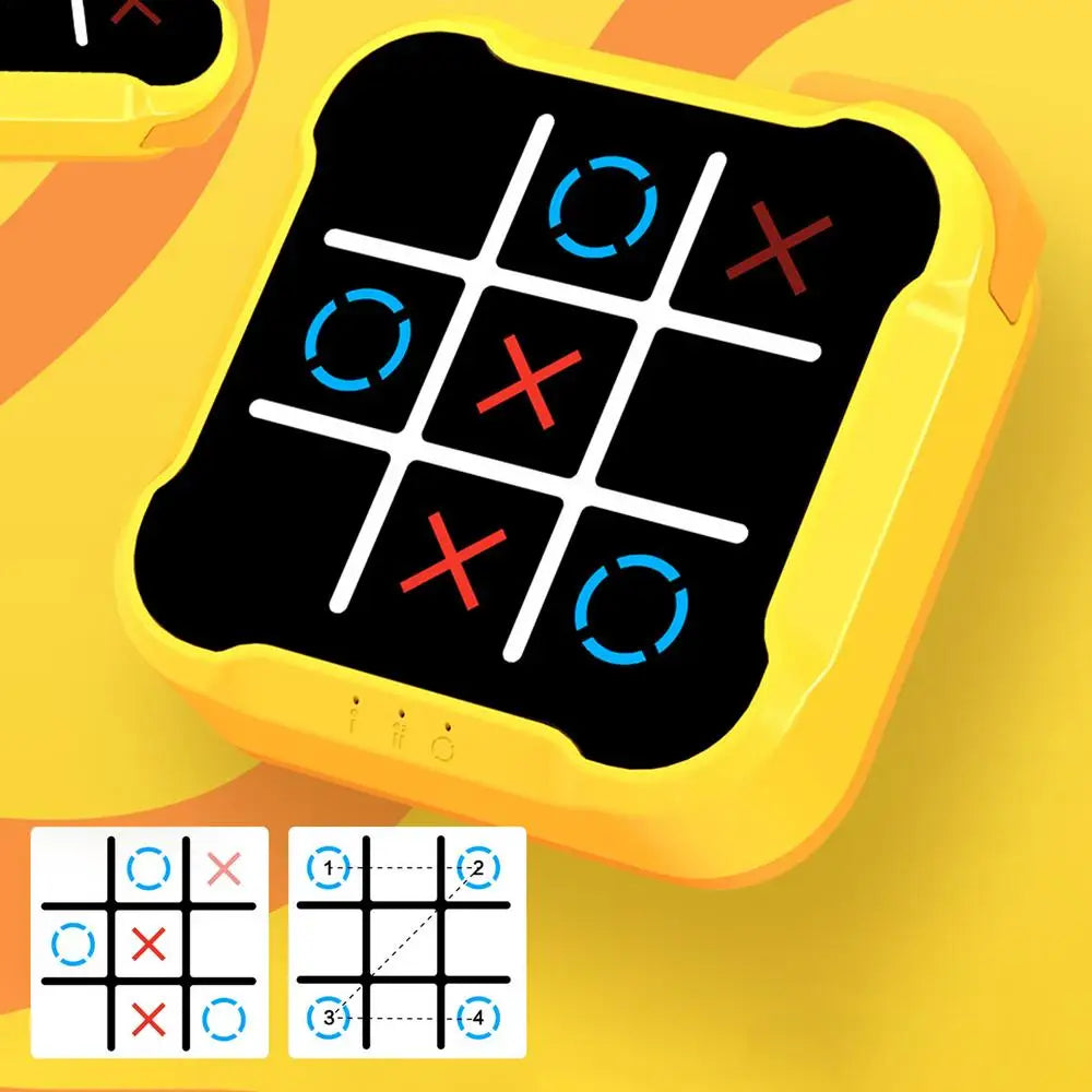 Electronic Tic-Tac-Toe Chess Puzzle – Fun Family Board Game for Kids & Adults, Portable Educational Toy - Premium puzzle from Lizard Vigilante - Just $16.88! Shop now at Lizard Vigilante