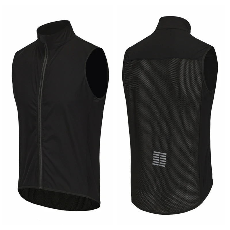 Rsantce Men Jerseys Windproof Waterproof Lightweight Cycling Sleeveless Jacket Mtb Bike Uniform Bicycle Jersey Clothing Vest - Premium  from Lizard Vigilante - Just $23.99! Shop now at Lizard Vigilante