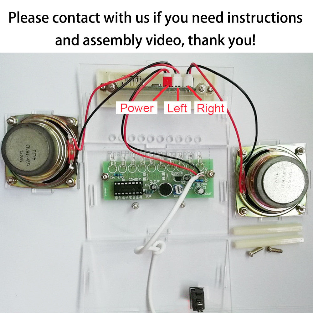 DIY Bluetooth Speaker Kit Electronics DIY Soldering Project Practice Solder Assembly DIY Electronic Kit Component 2*3W Speakers