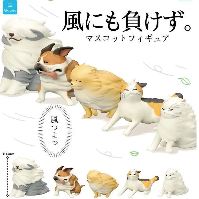 Animal Sculpture Blown By Wind Ornament Faceless Male Desktop Sculpture Creative Jewelry Art Gift Decompression Pets Sculpture