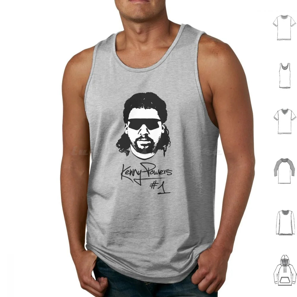 Kenny Powers Tank Tops Vest Sleeveless Kenny Powers Eastbound And Down Tv Series Pills Cocain Drugs Baseball - Premium Tank Top from Lizard Vigilante - Just $23.99! Shop now at Lizard Vigilante