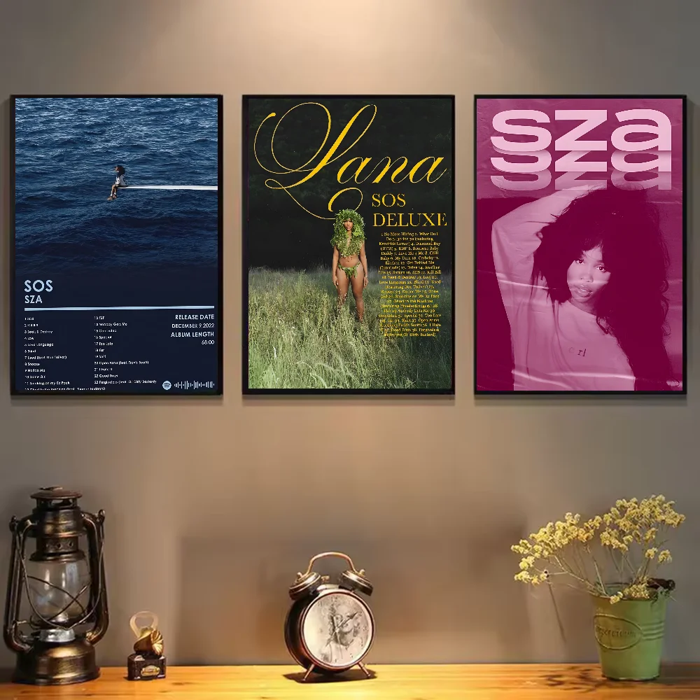 SZA "SOS WAVES" Waterproof HD Album Poster – Sticky Aesthetic Wall Art for Bedroom, Bar, Studio, or Mood-Set Living Spaces - Premium poster from dsers - Just $8.99! Shop now at Lizard Vigilante