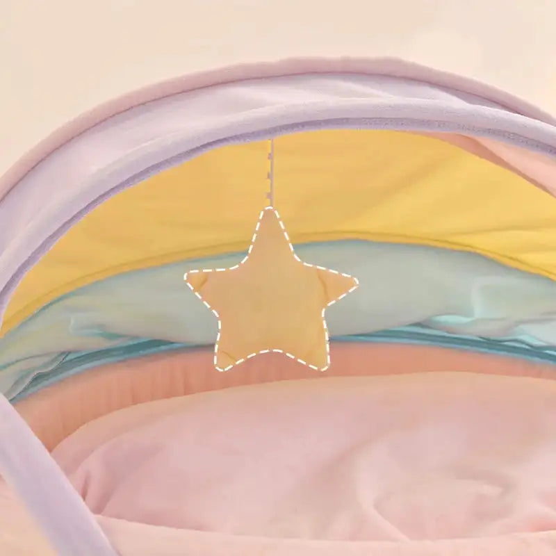 Cat House Bed Cute Cat Bed Rainbow Tent Pet Dog Sleeping Pad Winter Warm Deep Sleep Cat Nest Comfortable Breathable Cat House