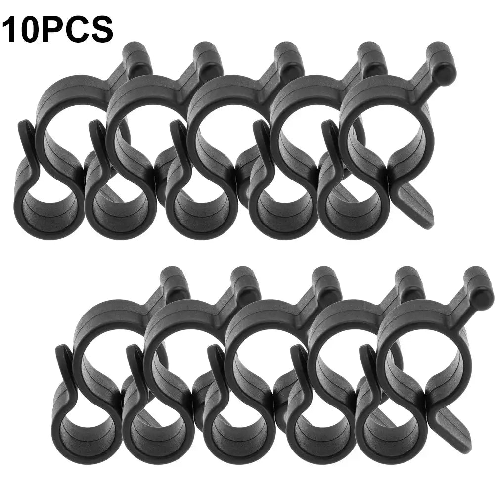 10 Pcs Camping Awning Hooks Clips RV Tent Hangers Light Hanger For Caravan Camper Multi Use RV Traveling Tent Clip Light Hanger