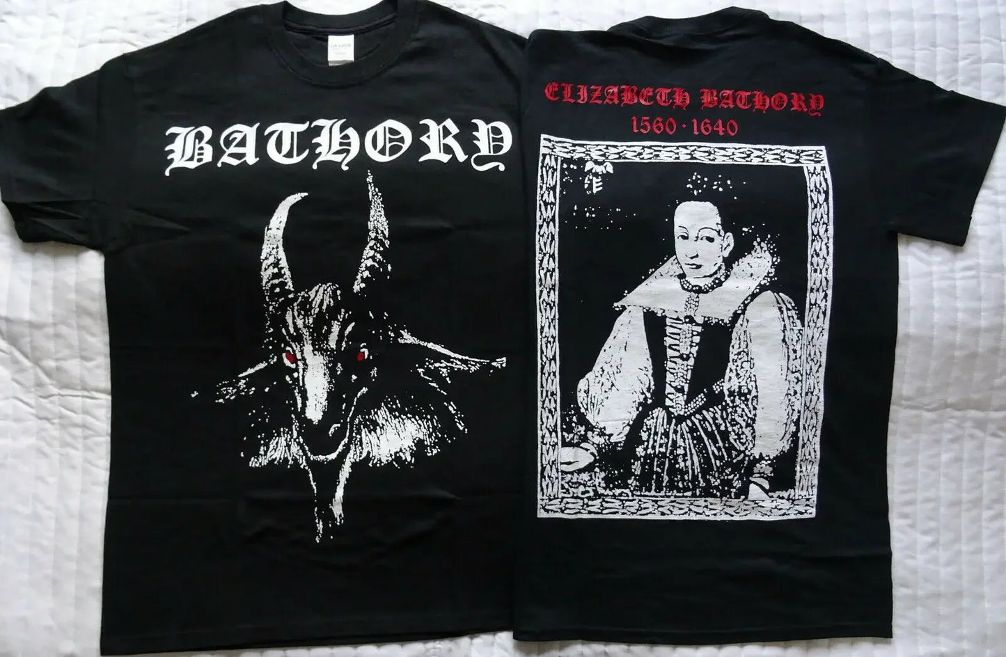 Bathory GOAT BATHORY Official TShirt Legend of Black Metal Quorthon Set All Sizes - Premium T-Shirts from Lizard Vigilante - Just $23.88! Shop now at Lizard Vigilante