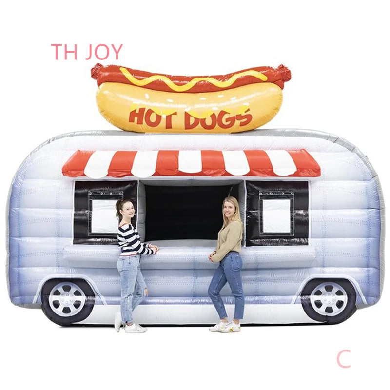 Outdoor Portable Inflatable Snack Food Truck & Popcorn Booth - Inflatable Drink Car Stand for Events, Festivals & Parties | Easy to Set Up - Premium inflatable truck from Lizard Vigilante - Just $1211.08! Shop now at Lizard Vigilante