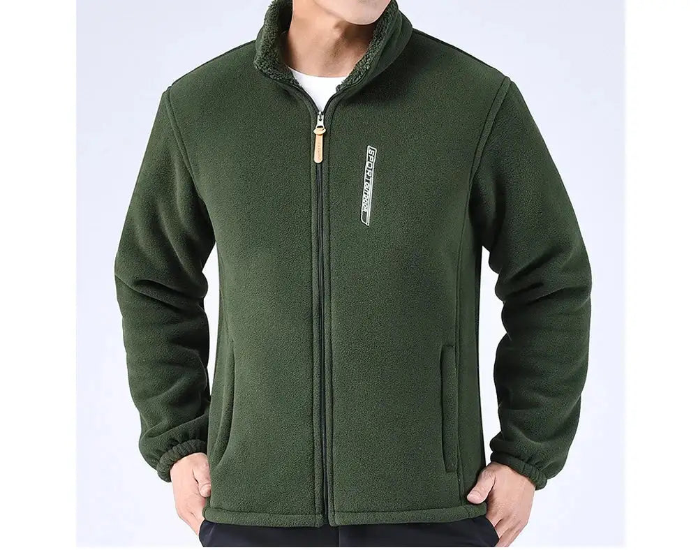 DIMUSI Winter Men's Polartec Jackets Casual Male Outwear Velvet Windbreaker Jackets Mens Soft Fleece Warm Jackets Brand Clothing