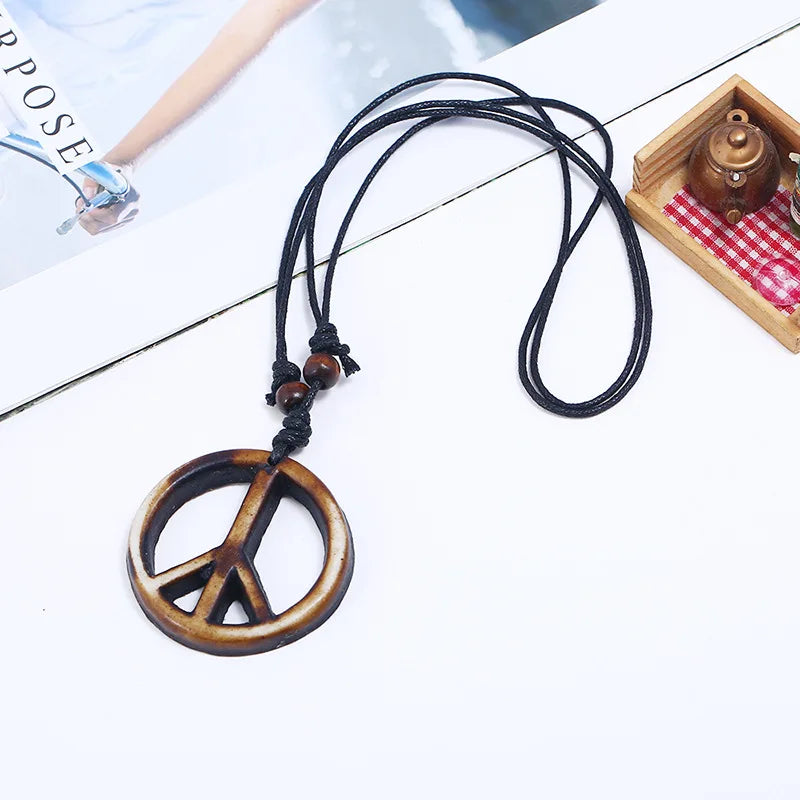 Peace Symbol Necklace - A Timeless Classic - Premium Pendant necklace from Lizard Vigilante - Just $13.88! Shop now at Lizard Vigilante