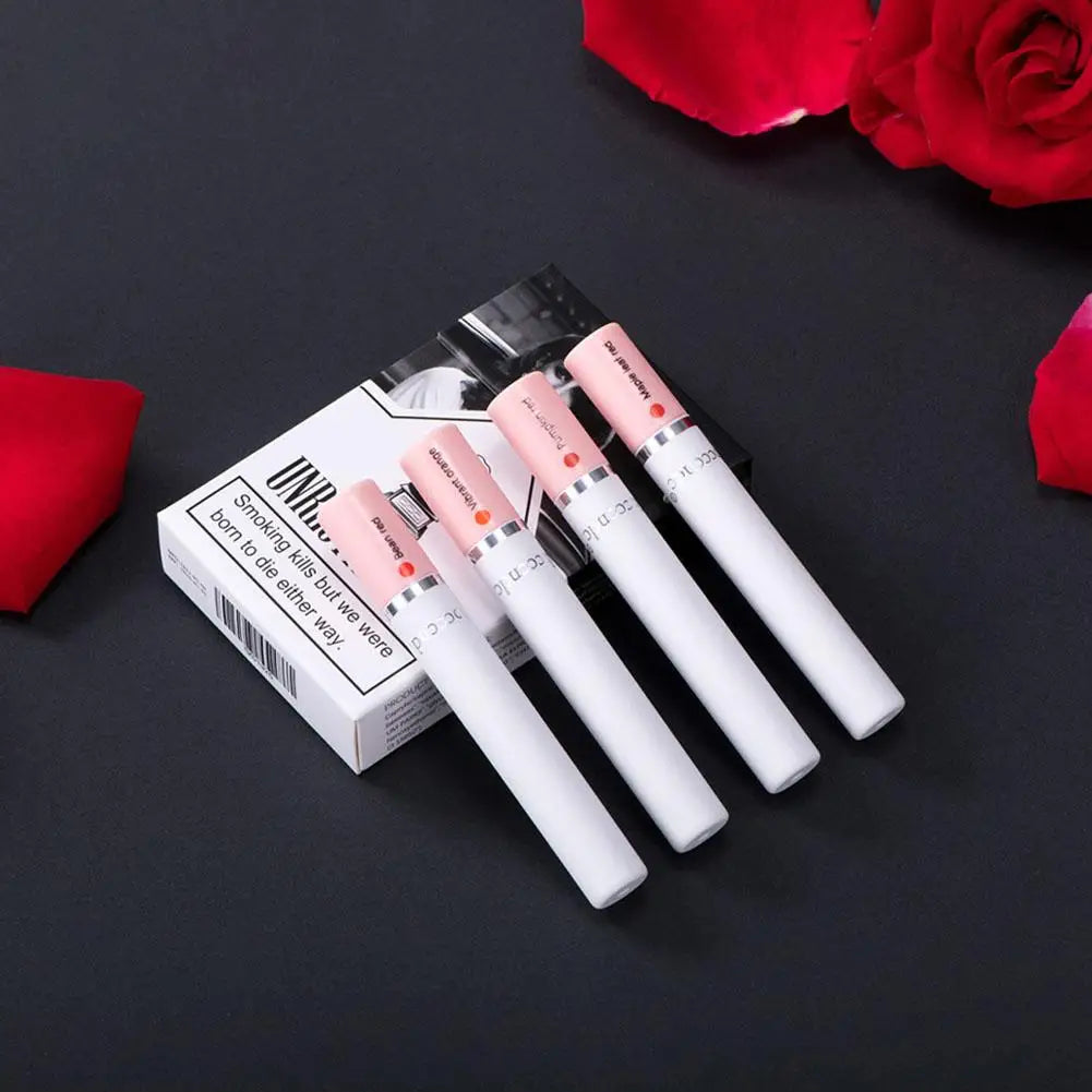 4 Colors Lana Del Rey Lipstick 4 Colors Matte Glossy 24 Lipstick Lasting Stain Women Lip Long Hour Set Tint Tube M4F9