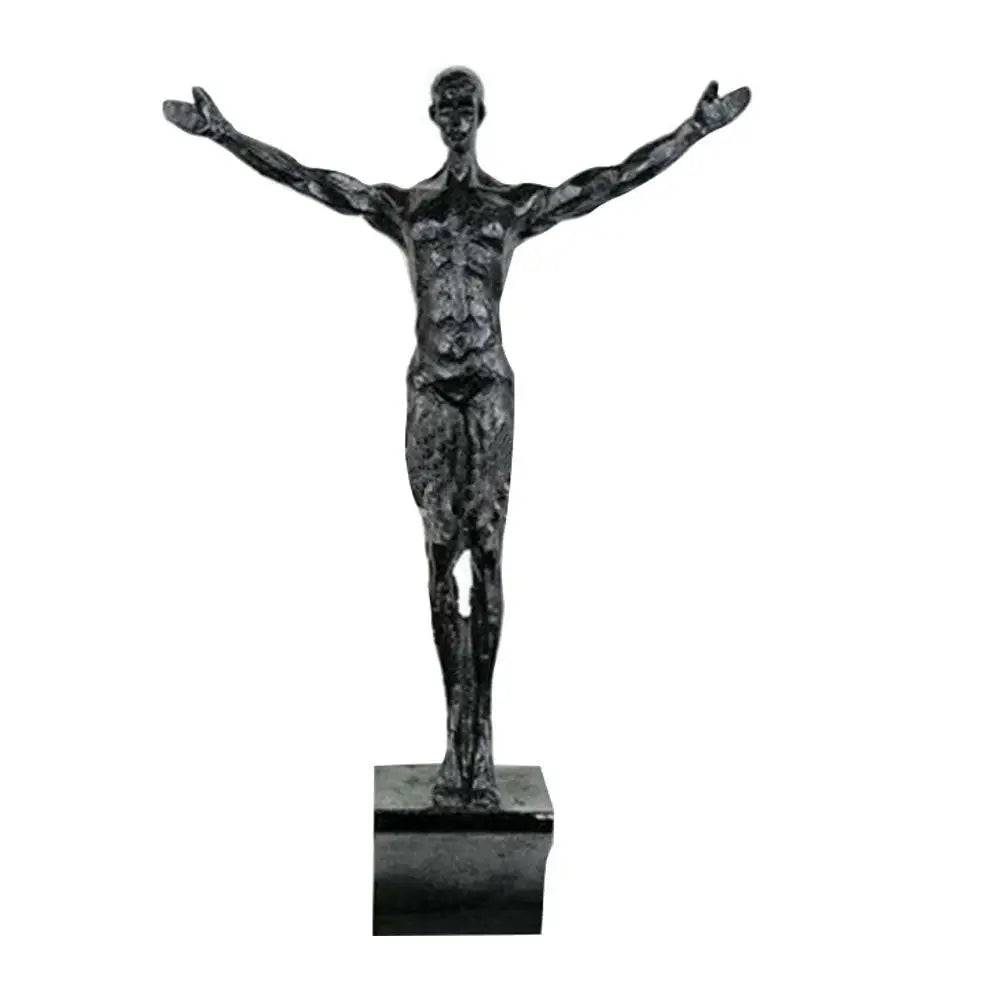 2024 Christmas Modern Simplicity Athlete Resin Sculpture Creative Climbing Man Wall Sculptures Hand-Finished For Wall Art Statue