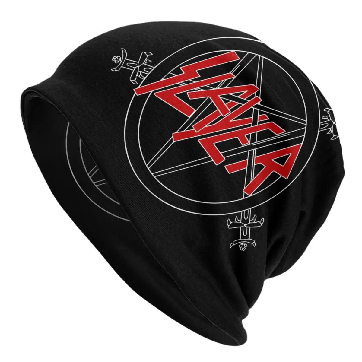 Winter Slayers Logo Street Beanies Warm Knitting Hat Women Men Caps Adult Heavy Metal Band Beanie Hats Outdoor Ski Cap - Lizard Vigilante