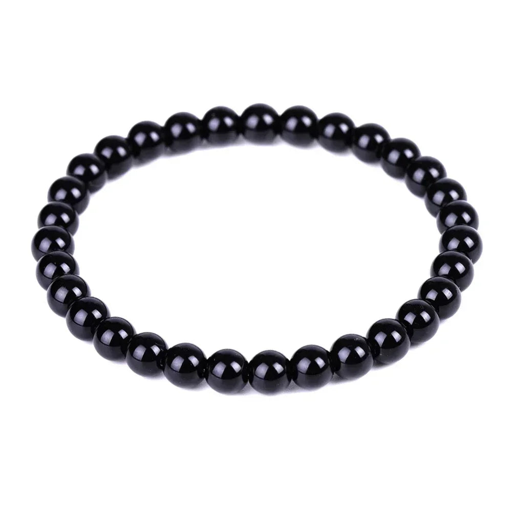 Magical Black Obsidian Natural Stone Bracelet - Promote Blood Circulation & Anti-Anxiety - Premium Bracelet from Lizard Vigilante - Just $18.88! Shop now at Lizard Vigilante