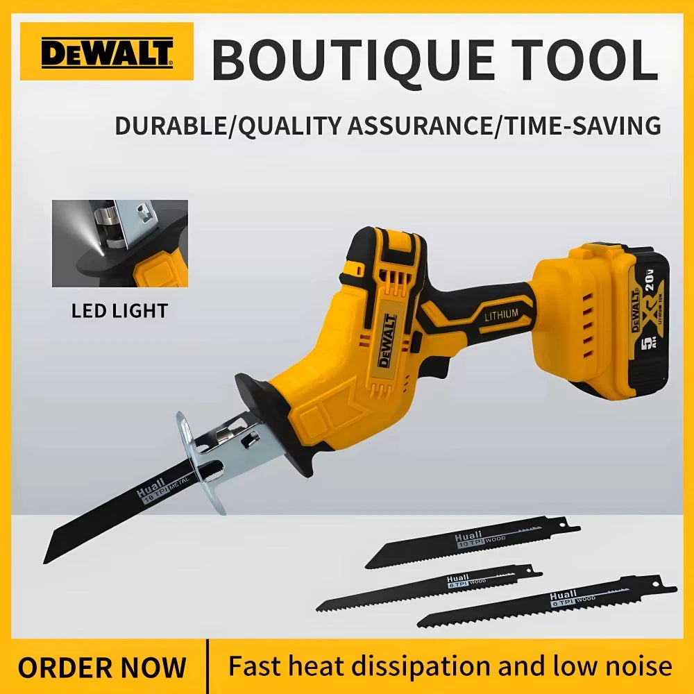 Dewalt 20V Lightning-Cut Cordless Reciprocating Saw – 2800RPM Brushless Power Tool for Metal, Wood, & Pipe Precision - Premium saw from Lizard Vigilante - Just $88.88! Shop now at Lizard Vigilante