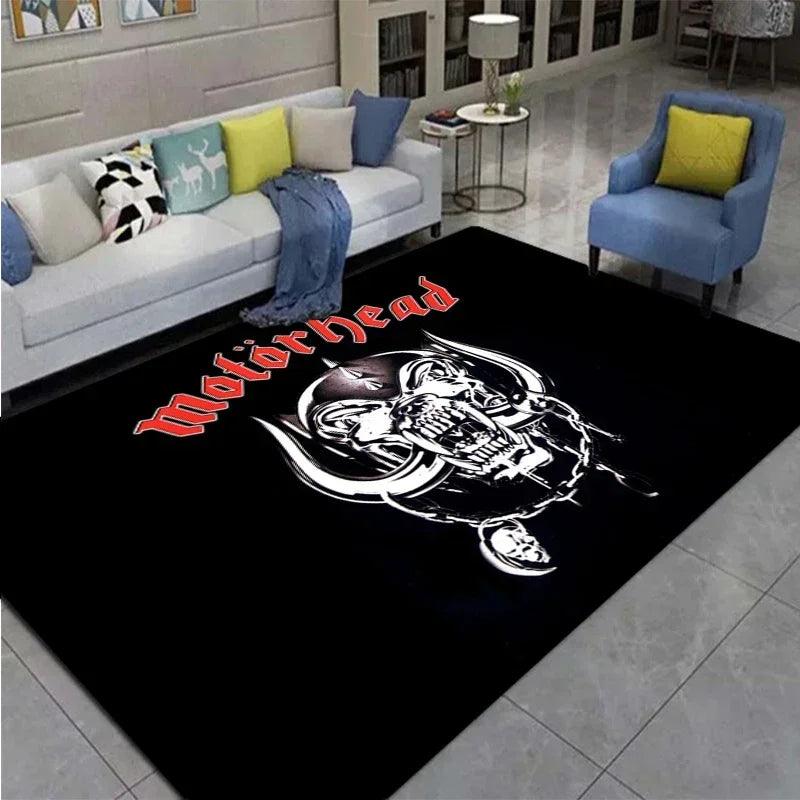 Motörhead Band Printed Carpet Living Room Bedroom Fashionable and Beautiful Anti Slip Carpet Photography Props Birthday Gift - Premium rug from Lizard Vigilante - Just $13.99! Shop now at Lizard Vigilante