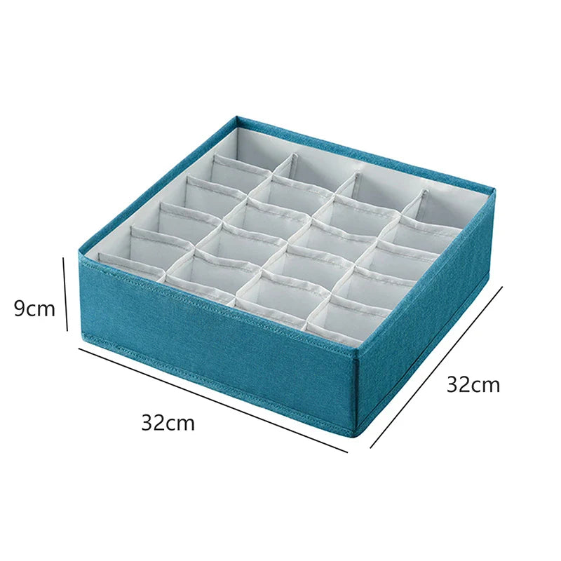 Fabric Underwear Bra Storage Box Underwear Sorting Box Panty Socks Compartment Storage Box Drawer Organizer Home Storage